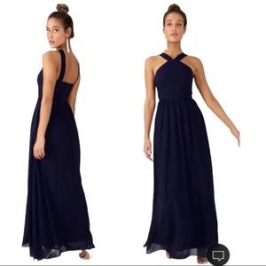 Lulu's Navy Blue Maxi Dress